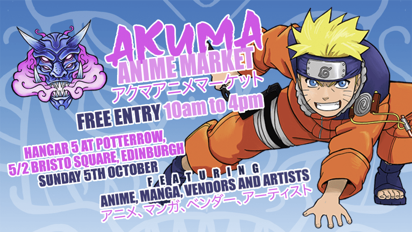 Akuma Anime Market Edinburgh