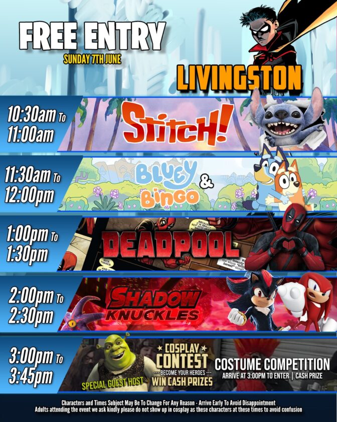 Livingston Designer Outlet Comic Con