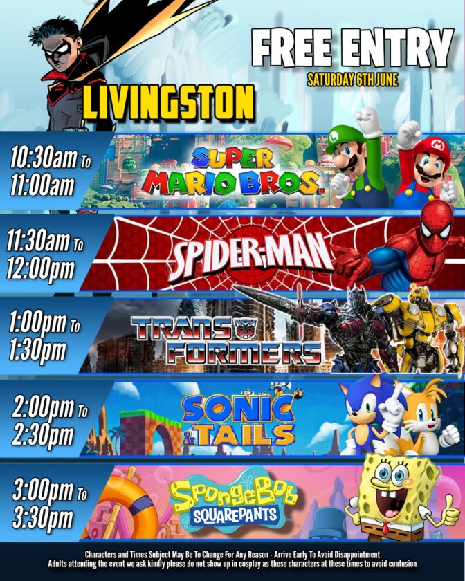 Livingston Designer Outlet Comic Con