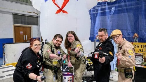 Albabusters Ghostbuster Cosplayers at Perth Comic Con
